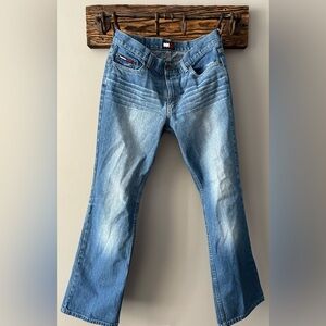 Tommy Hilfiger Hipster Flare in Optic Wash | Juniors Size 11